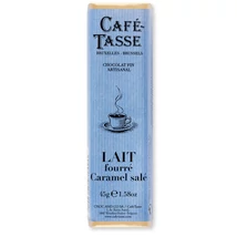 CAFÉ-TASSE Étcsokládé szelet karamellel és tengeri sóval CAFÉ-TASSE Étcsokládé szelet karamellel és tengeri sóval
