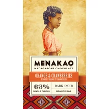 menakao narancsos vörösáfonyás étcsokoládé