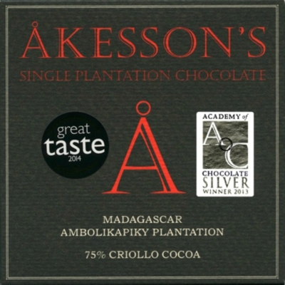akesson's madagascar 75% criollo étcsokoládé