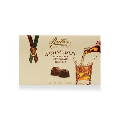 BUTLERS Ét- és tejcsokoládés bonbon ír whiskey-s trüffelkrémmel