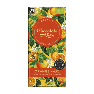 Chocolate &amp; Love narancs étcsokoládé 